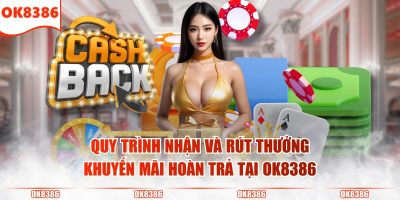 Khuyến Mãi Hoàn Trả OK8386 Không Giới Hạn Đến 3% Mỗi Ngày 3 Quy trình nhận và rút thưởng khuyến mãi hoàn trả tại OK8386